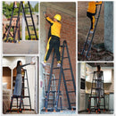 12🔥12 SHANJIE Anti-slip Reinforcement Telescopic Ladder Multi-functional Portable Engineering