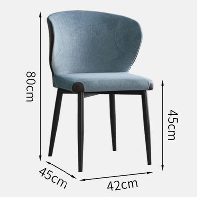 Nordic Style Family Back Dining Chair Fashion Simple Modern Hotel Restaurant Negotiation Chair