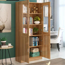 Simple Bookcase Combination Bookshelf Office Wooden Filing Cabinet