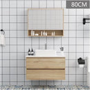 Kohler Solid Wood Wash Basin Mirror Cabinet Combination Water-Proof Hanging Bathroom Cabinet Modern
