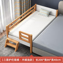 Baby Bed Widened Bedside Solid Wood Children's Crib Stitching Big Bed Children's Single Bed