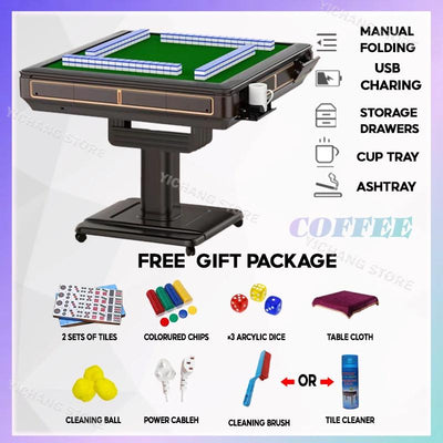 YICHANG (Home Installation) Foldable Automatic Mahjong Table Majiang Electric Folding Mahjong Table