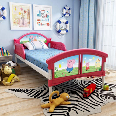 Disney Simple Plastic Children's Bed Girl Princess Bed Boy With Guardrail Toddler Single Bed Cartoon