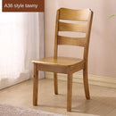 Solid Wooden Dining Chair Family Hotel Restaurant Chair Log Chair