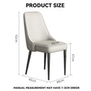 Luxury Dining Chair Household Makeup Chair Upgrade Nordic Dressing Chair Iron Art Negotiation Chair