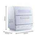 Panasonic (Panasonic) 6 sets of aseptic drying capacity dishwasher double desktop NP - TR1HECN