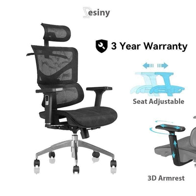 Desiny Ergonomic Mesh Office Chair Full Mesh Ergonomic Chair High Back Computer Chair With Lifting