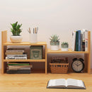 Creative Bookshelf With Wooden High Capacity Desktop Cabinet Simple Table Small Bookcase Student