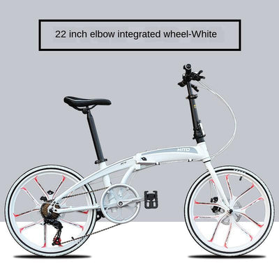 20/22 Inch Folding Foldable Bike Ultra Light Portable Aluminum Alloy Variable Speed Bicycle