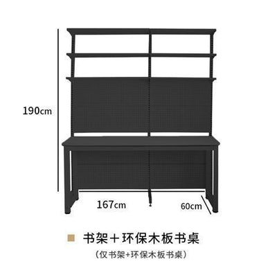 【Free Shipping】Girl Desk Bookshelf Combination Hole Board Shelf Double Bedroom Computer Bookcase