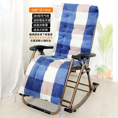 Reclining Chair Foldable Chair Foldable Armchair Adult Family Balcony Lazy Chair Leisure Folding Nap