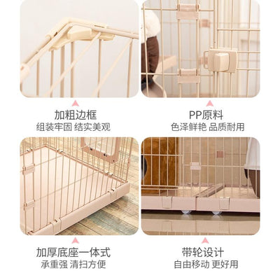 Boussac Assembly Chuangyi Free Cat Cage Plus Large Space Pet Shop Multi Cat Splicing Combination Pet