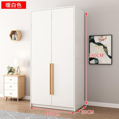 Modern Minimalist Wardrobe Wooden Wardrobe Home Bedroom Sliding Door Cabinet With Top Cabinet 2/3/4