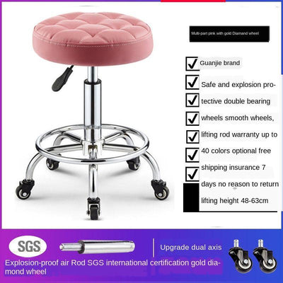 Lift 🔥ready Stock🔥2021 Bar Backrest Table Home High Round Fashion Creative Beauty Stool Swivel