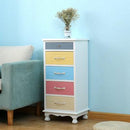 Seamless Solid Wood Storage Bedroom Simple Bedside Table Ultra Narrow-band Door Chest of Drawers