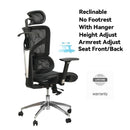 Desiny Office Chair Full Mesh Ergonomic Chair High Back Computer Chair With Clothes Hanger