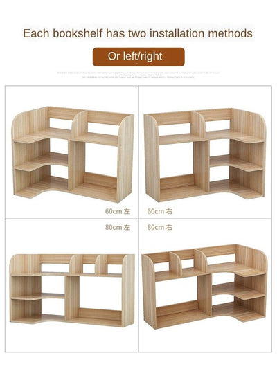 Desk Small Bookshelf on Simple Office Desktop Rack Multi-layer Student Dormitory Storage Children