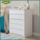 Solid Wood Simple Modern Bedroom Drawer Storage Cabinet Combination Nordic Living Room Chest of