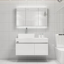 SENBIJU Nordic Combination Stainless Steel Cabinet Modern Minimalist Wash Face Lavatory Basin