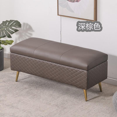 Pl Simple Storage Ottoman Sofa Stool Rectangle Shoes Changing Stool Clothing Store Storage Bench