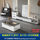 Multifunctional Coffee Table Dining Table Dual-use Lifting Foldable Nordic Marble Coffee Table