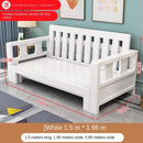 Solid Wood Sofa Bed Multifunctional Sofa Bed Simple Retractable Bed