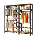 🔥🔥【Ready Stock】Bedroom Locker Cloakroom Double-decker Hanger Simple Style Home Open Floor-to-be