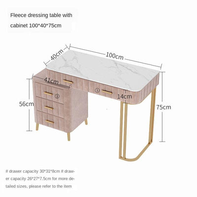 YICHANG Nordic Dressing Internet Celebrity Ins Style Bedroom Modern Simple Light Luxury Makeup Table