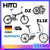 Hito Foldable Bike SHIMANO Foldable Bicycle High Carbon Steel Frame Folding Bike Disc Brake Folding