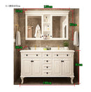 American Bathroom Cabinet Intelligent Mirror Cabinet Combination Bathroom Double Basin European Hand