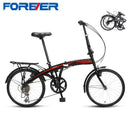 Forever Foldable Bicycle 20 Inch 7 Shifting Folding Bicycle High Carbon Steel Bow Back Frame Fashion