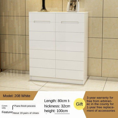 Door Shoe Cupboard Storage Partition Cabinet Ultra-thin Paint Xuan Guan Cabinet Simple Modern