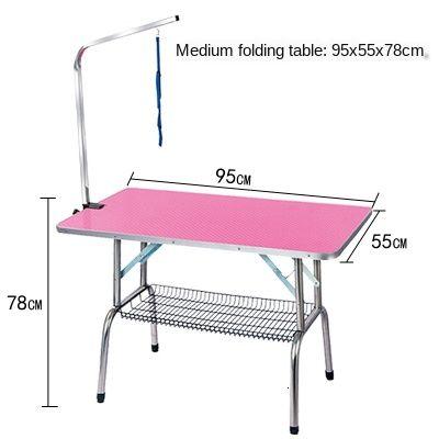 Rack Hair-cutting Fixing Pet Dog Hair-blowing Household Folding Shelf Trimming Bath Beauty Table