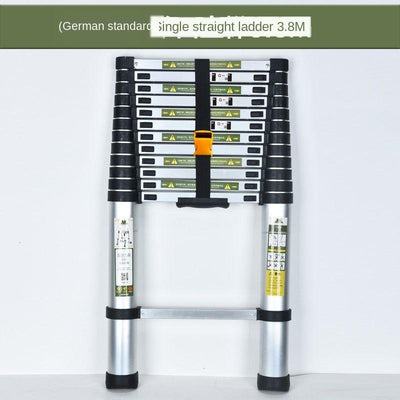 4-meter Retractable Telescopic Climbing Anti-skid Ladder Straighten Portable Sub-ladder 5-meter