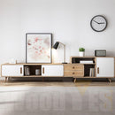 WOODYES TV Cabinet Tv Console Telescopic TV Combination Coffee Table Modern Simple Living Room