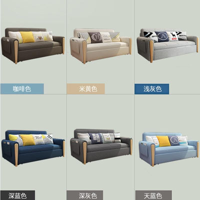 Nordic Folding Sofa Bed, Multifunctional Living Room, Lazy Sofa, Storage Sofa