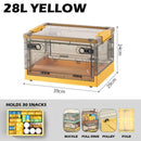 Koala 100L Transparent Foldable Storage Box with Wheels Made by Premium Quality Material