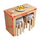 Telescopic Folding Multi-functional Household Small Apartment Invisible Shrinkable Space-saving