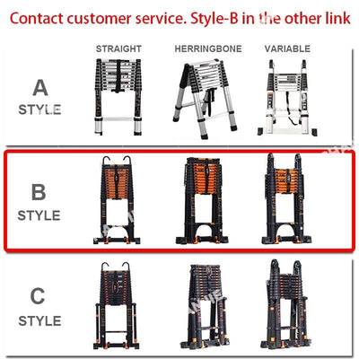 12🔥12 SHANJIE Anti-slip Reinforcement Telescopic Ladder Multi-functional Portable Engineering