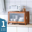 (EIYI) Kitchen Storage Cabinet Floor Multi-storey Cupboard Living Room Balcony Shelf With Door