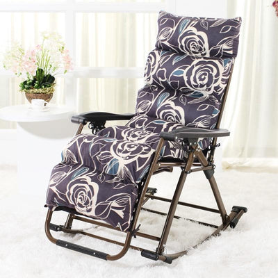 Reclining Chair Foldable Chair Foldable Armchair Adult Family Balcony Lazy Chair Leisure Folding Nap