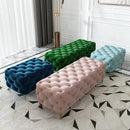 American Fabric Change Shoe Stool Clothing Store Sofa Rest Long Stool Nordic Living Room Bedroom