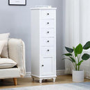 Seamless Solid Wood Storage Bedroom Simple Bedside Table Ultra Narrow-band Door Chest of Drawers