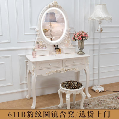 European Style Dressing Table Light Luxury Dressing Table Modern Simple Bedroom Net Red Small Family