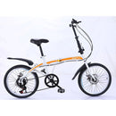 Hito DZ Foldable Bicycle Folding Bicycle SHIMANO 6-Speed 20 Inch Shock Absorber V Brake High Carbon