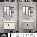 K.T Aluminum Alloy Mirror Cabinet Bathroom Cabinet Combination Small Cabinet Bathroom Integrated