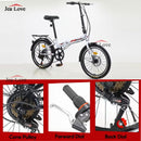 [SG READY STOCK] 20 Inch Foldable Bicycle 7-speed Variable Speed Bicycle High-carbon Steel Folding