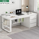 Computer Table Desktop Home Office Table Modern Simple Desk With Drawer Descombination Bedroom