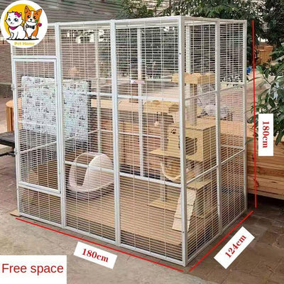 Cat Super Large Free Space Luxury Dog Villa Pigeon Breeding Cage Stitching Pet Fence