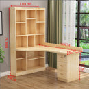 IN STOCK Solid Wood Bookshelf Combination Corner Children's Learning Home Student Computer Desktop